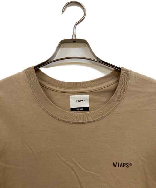 WTAPS（ダブルタップス）WTAPS (ダブルタップス) プリントTシャツ ベージュ サイズ:02の古着・服飾アイテム