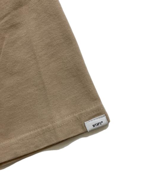 WTAPS（ダブルタップス）WTAPS (ダブルタップス) プリントTシャツ ベージュ サイズ:02の古着・服飾アイテム