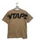 WTAPS (ダブルタップス) プリントTシャツ ベージュ サイズ:02：7000円
