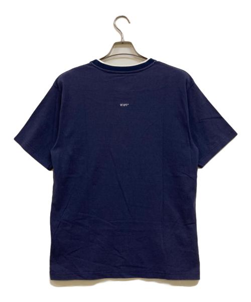 WTAPS（ダブルタップス）WTAPS (ダブルタップス) リンガーTシャツ ネイビー サイズ:02の古着・服飾アイテム