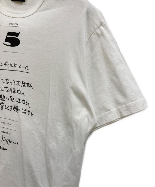 KOLOR（カラー）KOLOR (カラー) ken kagami (加賀美健) CHAPTER 5 TEE ホワイト サイズ:1の古着・服飾アイテム
