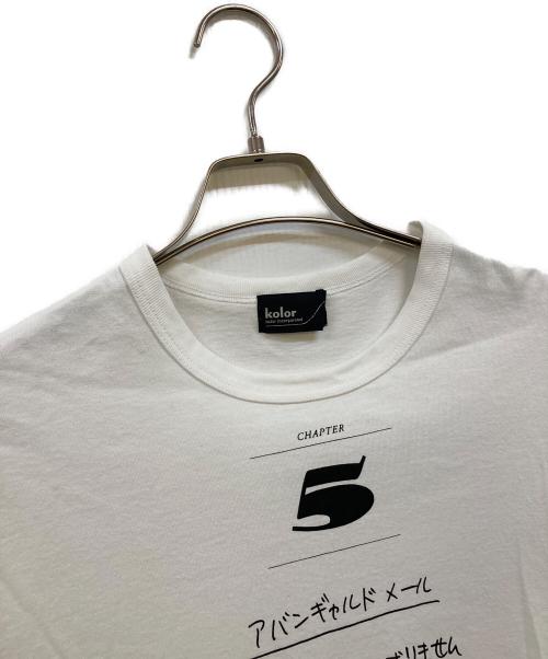 KOLOR（カラー）KOLOR (カラー) ken kagami (加賀美健) CHAPTER 5 TEE ホワイト サイズ:1の古着・服飾アイテム