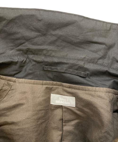 kolor/BEACON（カラービーコン）kolor/BEACON (カラービーコン) タイプライターコーティングレイヤードコート ブラック サイズ:1の古着・服飾アイテム