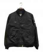 A BATHING APEア ベイシング エイプ）の古着「URSUS NYLON LOOSE FIT MA-1 JACKET」｜ブラック