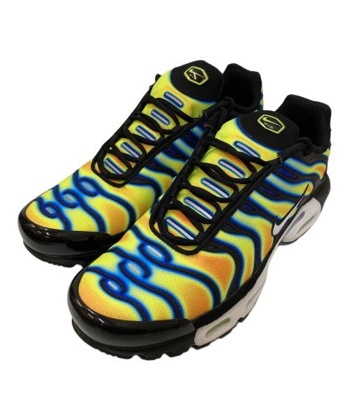 NIKE（ナイキ）NIKE (ナイキ) AIR MAX PLUS BLACK/WHITE-SUNDIAL-NEON YELLOW イエロー サイズ:30㎝の古着・服飾アイテム