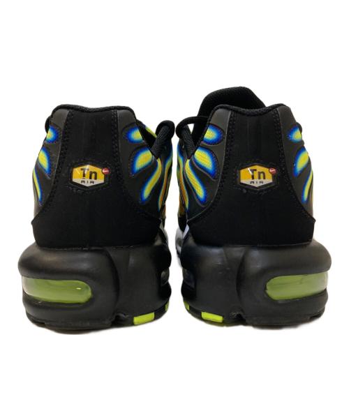 NIKE（ナイキ）NIKE (ナイキ) AIR MAX PLUS BLACK/WHITE-SUNDIAL-NEON YELLOW イエロー サイズ:30㎝の古着・服飾アイテム