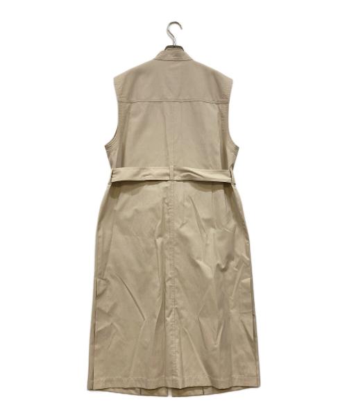 CABAN（キャバン）CABaN (キャバン) ポリエステルコットンポプリン ロングジレ ベージュ サイズ:F 未使用品の古着・服飾アイテム