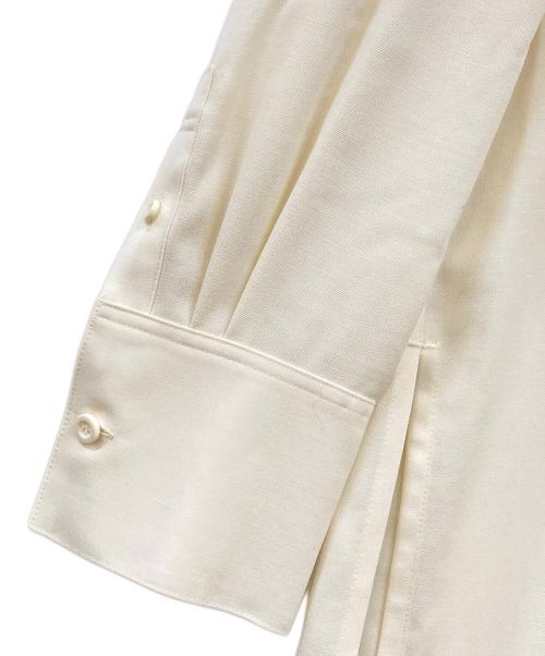 CABAN（キャバン）CABaN (キャバン) ウールツイル ハイネックロングシャツ ベージュ サイズ:S 未使用品の古着・服飾アイテム