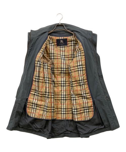 BURBERRY LONDON（バーバリーロンドン）BURBERRY LONDON (バーバリーロンドン) ライナー付き裏ノバチェックコート ブラック サイズ:Mの古着・服飾アイテム