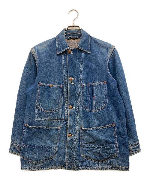 POWER HOUSE（パワーハウス）POWER HOUSE (パワーハウス) ヴィンテージデニムカバーオール インディゴ サイズ:36の古着・服飾アイテム