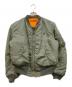 US ARMY（ユーエスアーミー）の古着「MA-1ジャケット」｜グリーン