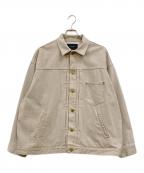 FRAMeWORKフレームワーク）の古着「エクストララージデニムジャケット 2」｜ベージュ