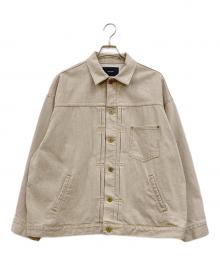 FRAMeWORK（フレームワーク）の古着「エクストララージデニムジャケット 2」｜ベージュ