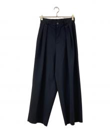 Conte（コンテ）の古着「タックイージワードパンツ」｜ブラック