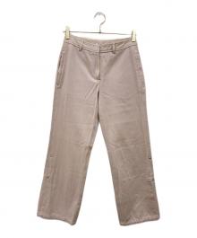 MIU MIU（ミュウミュウ）の古着「スタッズチノトラウザーパンツ」｜ベージュ