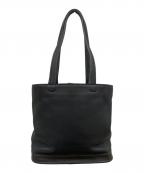 OLD COACHオールドコーチ）の古着「レザートートバッグ」｜ブラック