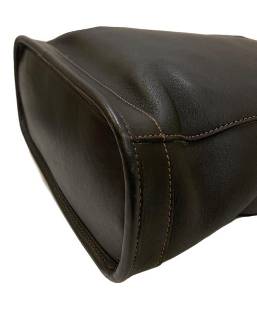 OLD COACH（オールドコーチ）OLD COACH (オールドコーチ) レザートートバッグ ブラックの古着・服飾アイテム