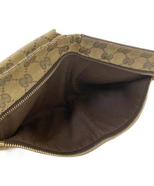GUCCI（グッチ）GUCCI (グッチ) GGキャンバス ウエストポーチ ベージュの古着・服飾アイテム