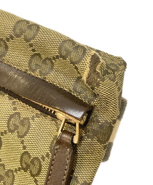 GUCCI（グッチ）GUCCI (グッチ) GGキャンバス ウエストポーチ ベージュの古着・服飾アイテム