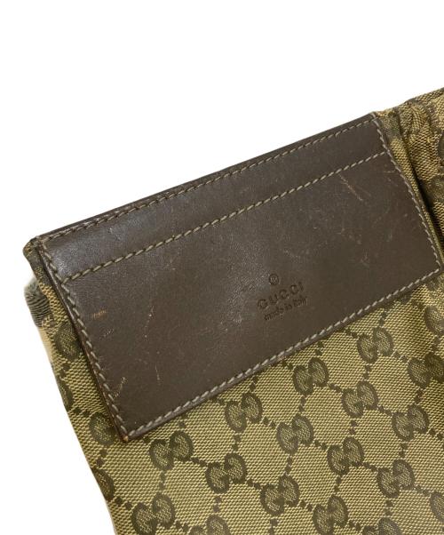 GUCCI（グッチ）GUCCI (グッチ) GGキャンバス ウエストポーチ ベージュの古着・服飾アイテム