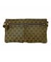 GUCCI (グッチ) GGキャンバス ウエストポーチ ベージュ：20000円