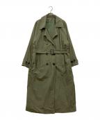 ok.soonオクスン）の古着「military trench coat」｜オリーブ