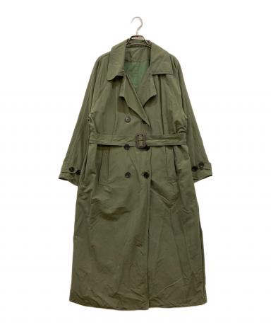 ok.soon オクスン　トレンチコート 中古・古着通販】ok.soon (オクスン) military trench coat オリーブ