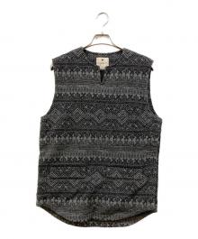 Snow peak（スノーピーク）の古着「Shetland Cotton JQ Tweed Vest」｜グレー