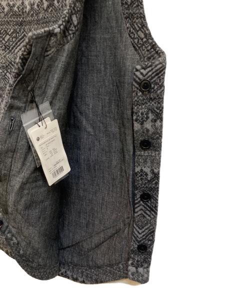 Snow peak（スノーピーク）snow peak (スノーピーク) Shetland Cotton JQ Tweed Vest グレー サイズ:Ｍの古着・服飾アイテム
