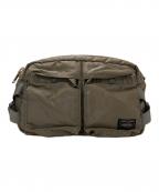 PORTERポーター）の古着「HIP BAG」｜グレー
