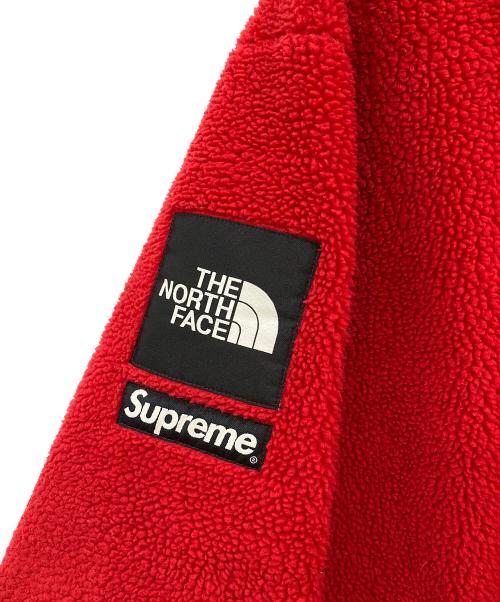 THE NORTH FACE（ザ ノース フェイス）THE NORTH FACE (ザ ノース フェイス) SUPREME (シュプリーム) 20AW S LOGO HOODED FLEECE JACKET レッド サイズ:Lの古着・服飾アイテム
