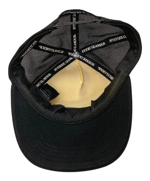 Hysteric Glamour（ヒステリックグラマー）Hysteric Glamour (ヒステリックグラマー) ヒスガール メッシュキャップ ブラック サイズ:FREEの古着・服飾アイテム