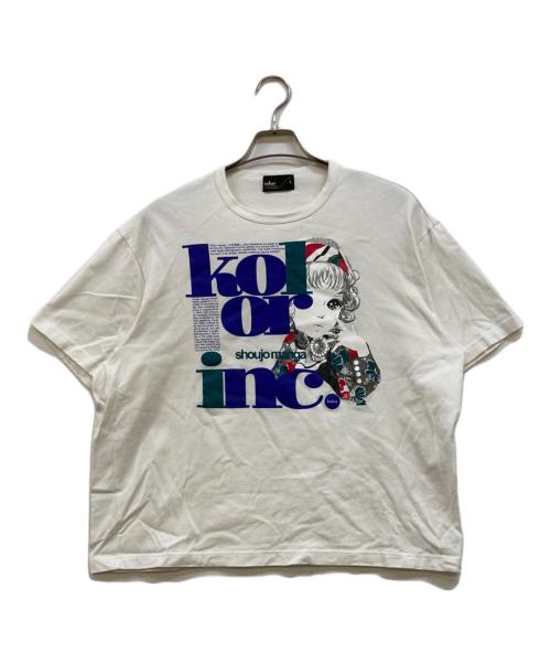 KOLOR（カラー）KOLOR (カラー) 度詰め天竺TEE ホワイト サイズ:1の古着・服飾アイテム
