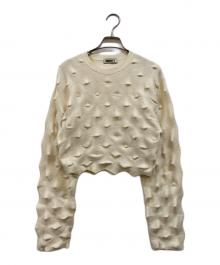 NKNIT（ニット）の古着「spiky KNIT pullover」｜アイボリー