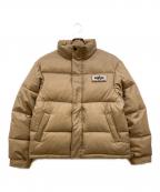 ALPHAアルファ）の古着「パフジャケット」｜ベージュ