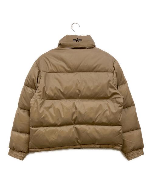 ALPHA（アルファ）ALPHA (アルファ) パフジャケット ベージュ サイズ:Sの古着・服飾アイテム