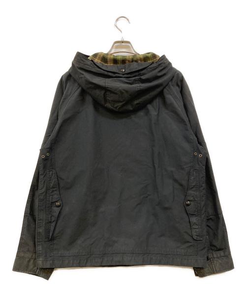 POLO RALPH LAUREN（ポロ・ラルフローレン）POLO RALPH LAUREN (ポロ・ラルフローレン) 裏地チェック オイルドマウンテンパーカー ブラック サイズ:下記参照の古着・服飾アイテム