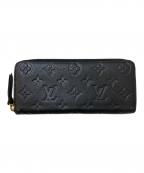 LOUIS VUITTONルイ ヴィトン）の古着「モノグラム・アンプラント ポルトフォイユ・クレマンス」｜ブラック