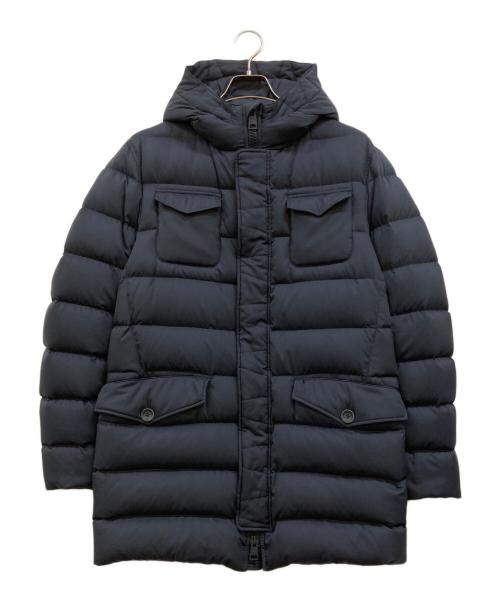 HERNO（ヘルノ）HERNO (ヘルノ) ポーラーテック ナイロンシャーモニー ダウンジャケット ネイビー サイズ:46の古着・服飾アイテム