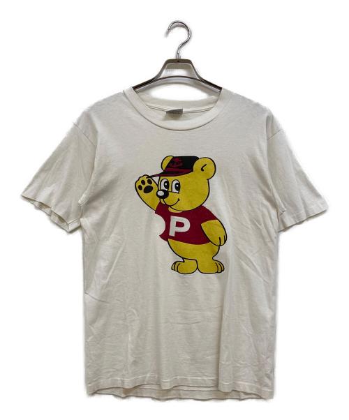 GILDAN（ギルダン）GILDAN (ギルダン) 90's ベアキャラクタープリントTシャツ ホワイト サイズ:Ｍの古着・服飾アイテム