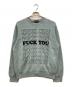 SUPREME（シュプリーム）の古着「17AW Fuck You Sweater」｜ブルー