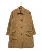 HERNOヘルノ）の古着「裏地総柄カシミヤコート」｜ベージュ