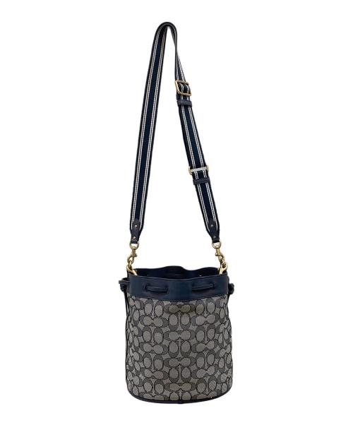 COACH（コーチ）COACH (コーチ) 2WAYバッグ ネイビーの古着・服飾アイテム