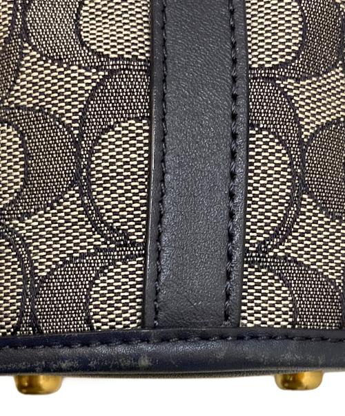 COACH（コーチ）COACH (コーチ) 2WAYバッグ ネイビーの古着・服飾アイテム