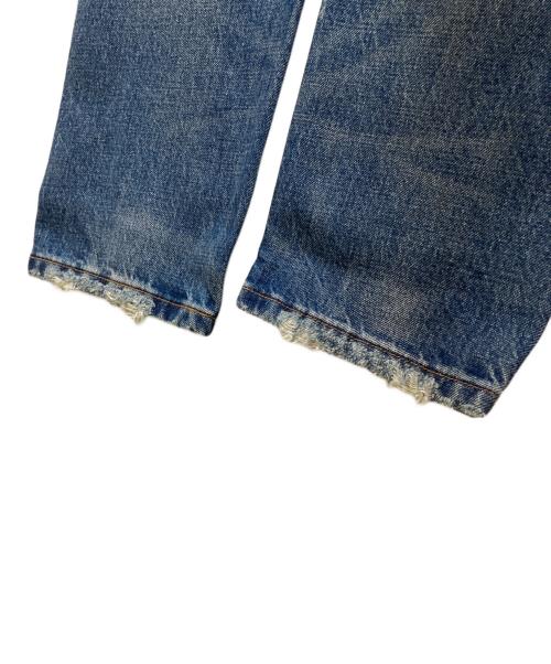 A BATHING APE（ア ベイシング エイプ）A BATHING APE (ア ベイシング エイプ) A.P.C. (アーペーセー) カモフラ切替 セルビッチデニムパンツ インディゴ サイズ:W30 未使用品の古着・服飾アイテム