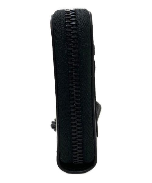 DSQUARED2（ディースクエアード）DSQUARED2 (ディースクエアード) ICON ウォレットチェーン付きジップウォレット ブラックの古着・服飾アイテム