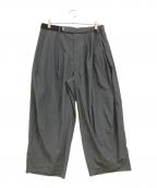 Graphpaper×is-nessグラフペーパー×イズネス）の古着「別注 Balloon Chefpants」｜グレー