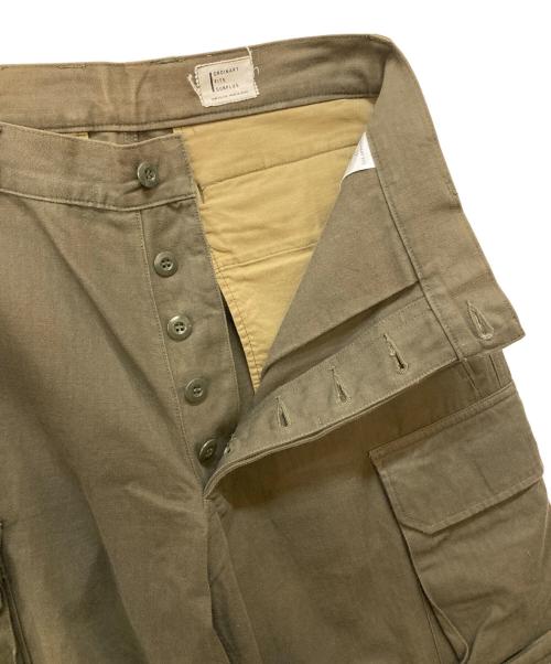 ordinary fits（オーディナリーフィッツ）Ordinary fits (オーディナリーフィッツ) M-47 コットン カーゴパンツ オリーブ サイズ:22の古着・服飾アイテム