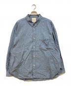 refomedリフォメッド）の古着「WRIST PATCH WIDE SHIRT」｜インディゴ