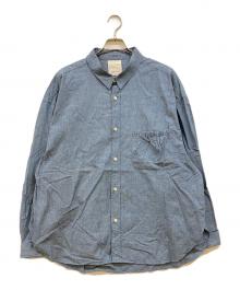 refomed（リフォメッド）の古着「WRIST PATCH WIDE SHIRT」｜インディゴ